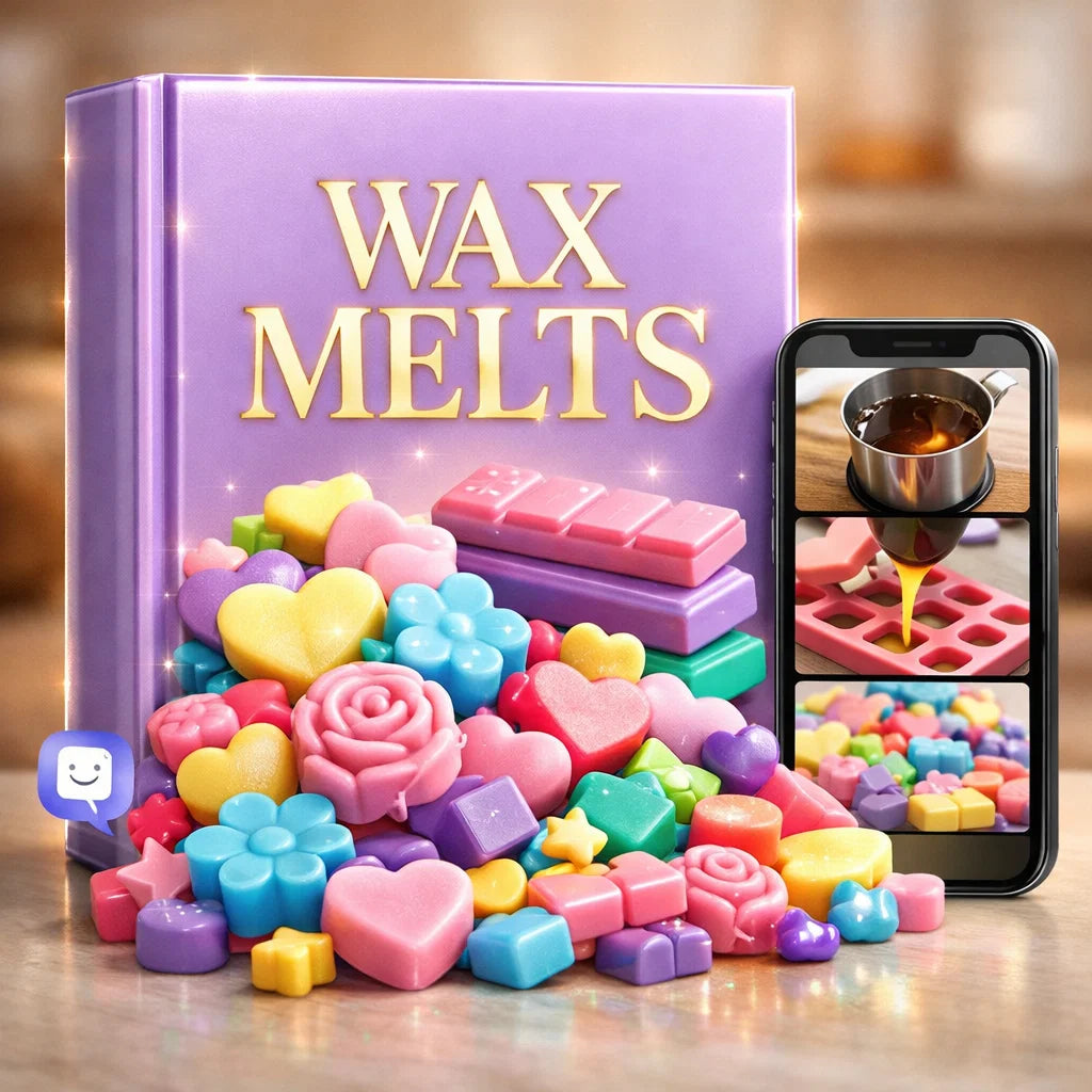 WAX MELTS VIDEO COURSE | Add a trending product to your catalog and boost your sales.