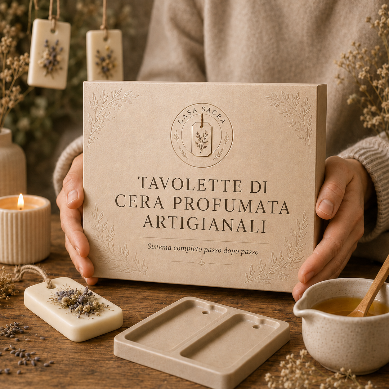Tavolette di Cera Profumata — Sistema Casa Sacra + 5 Bonus in Regalo